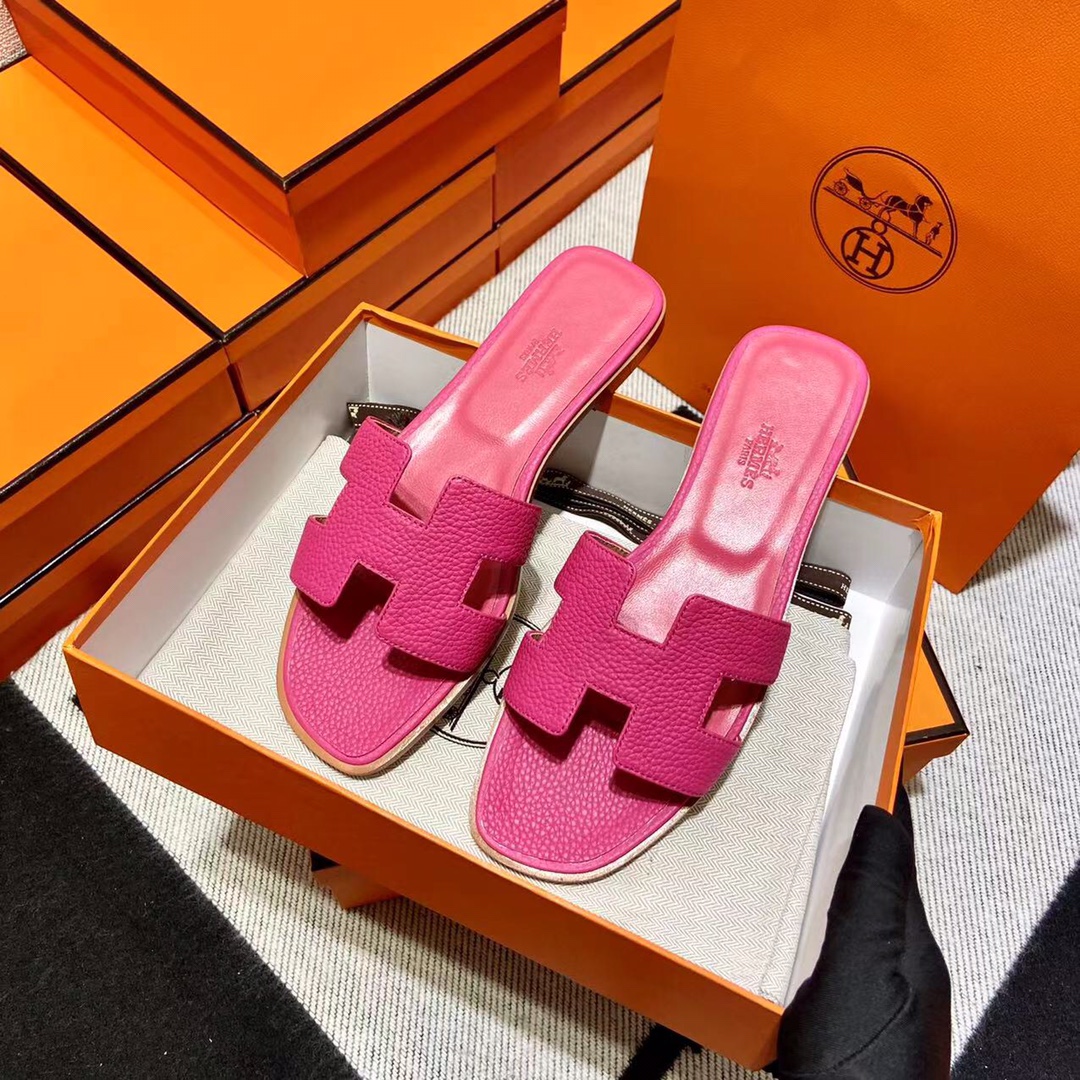 에르메스 올수공 오란 슬리퍼 샌들 토고 43